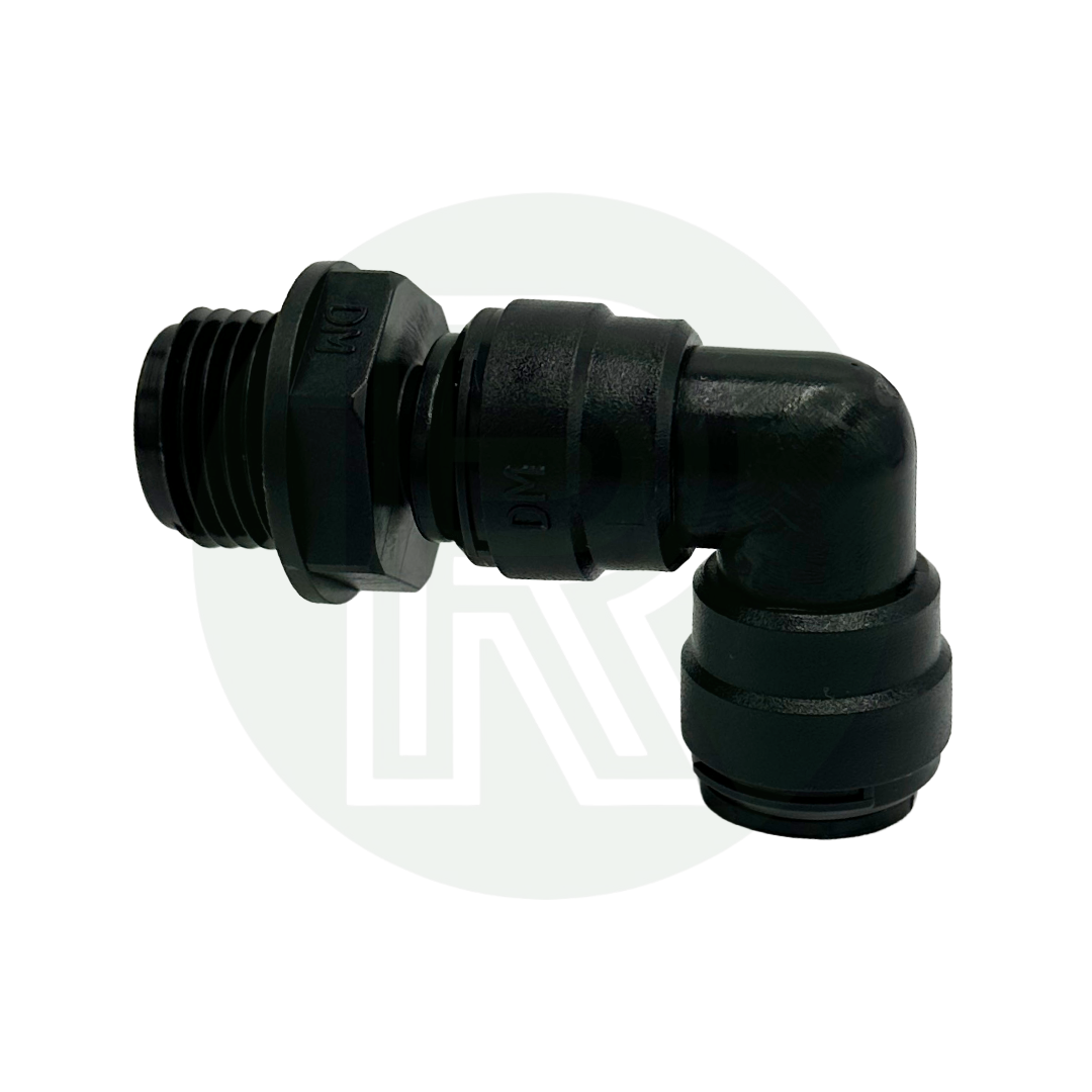 12mm Female Swivel Elbow to 1/2" BSPP Male (Parallel) Adaptor