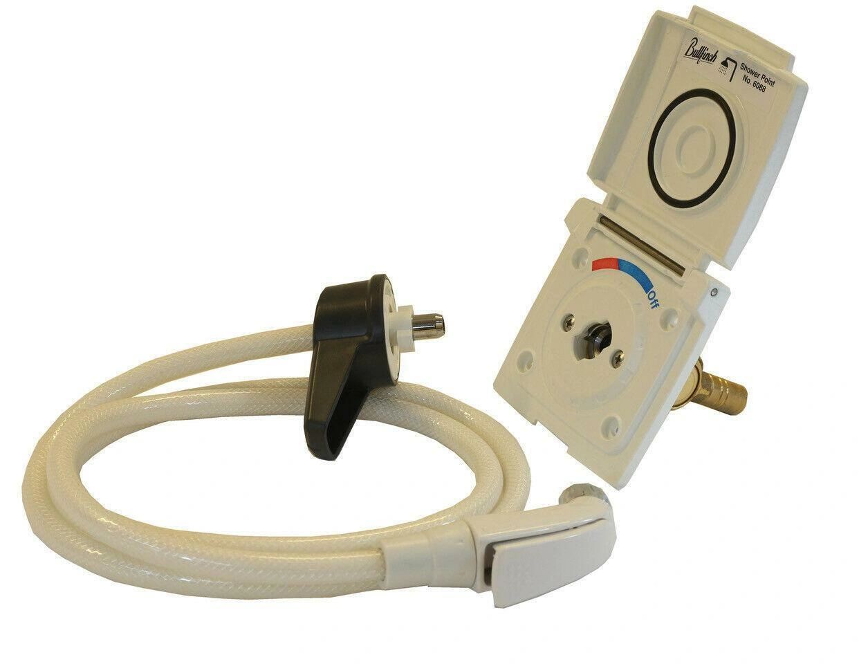 Bullfinch External Shower Utility Point - White