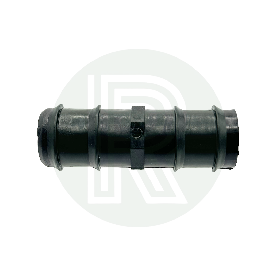 28.5mm Straight Connector – Black
