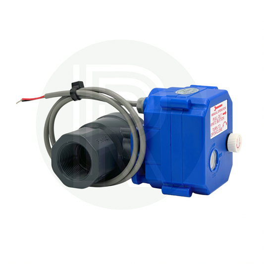 3/4" BSP 12v Dump Drain Valve for Waste or Fresh Water Tank