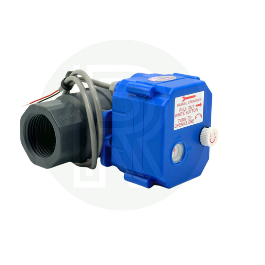 1" BSP 12v Dump Drain Valve for Waste or Fresh Water Tank