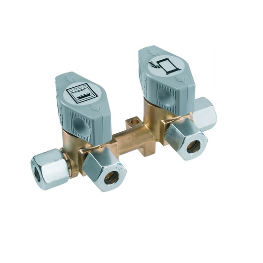 2 way 8mm Truma VK Gas Manifold