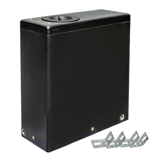 31ltr Black Upright Water Tank