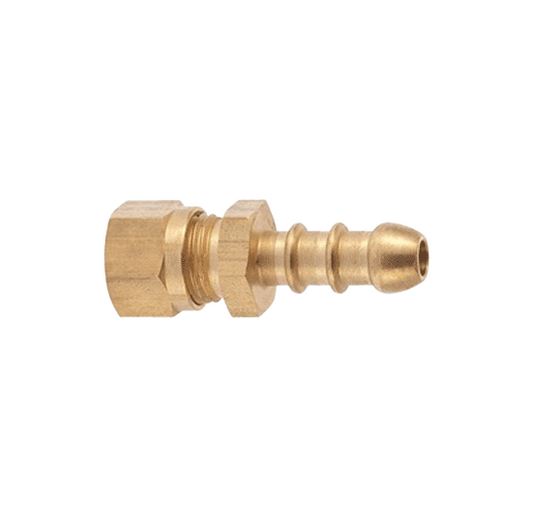 8mm Brass Compression/Fulham Nozzle Fitting