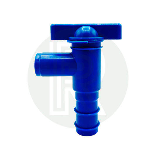 28.5mm Fresh Water Drainage Tap/Outlet Blue
