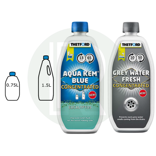 Thetford Aqua Kem Blue & Grey Water Tank Fresh Duo Pack