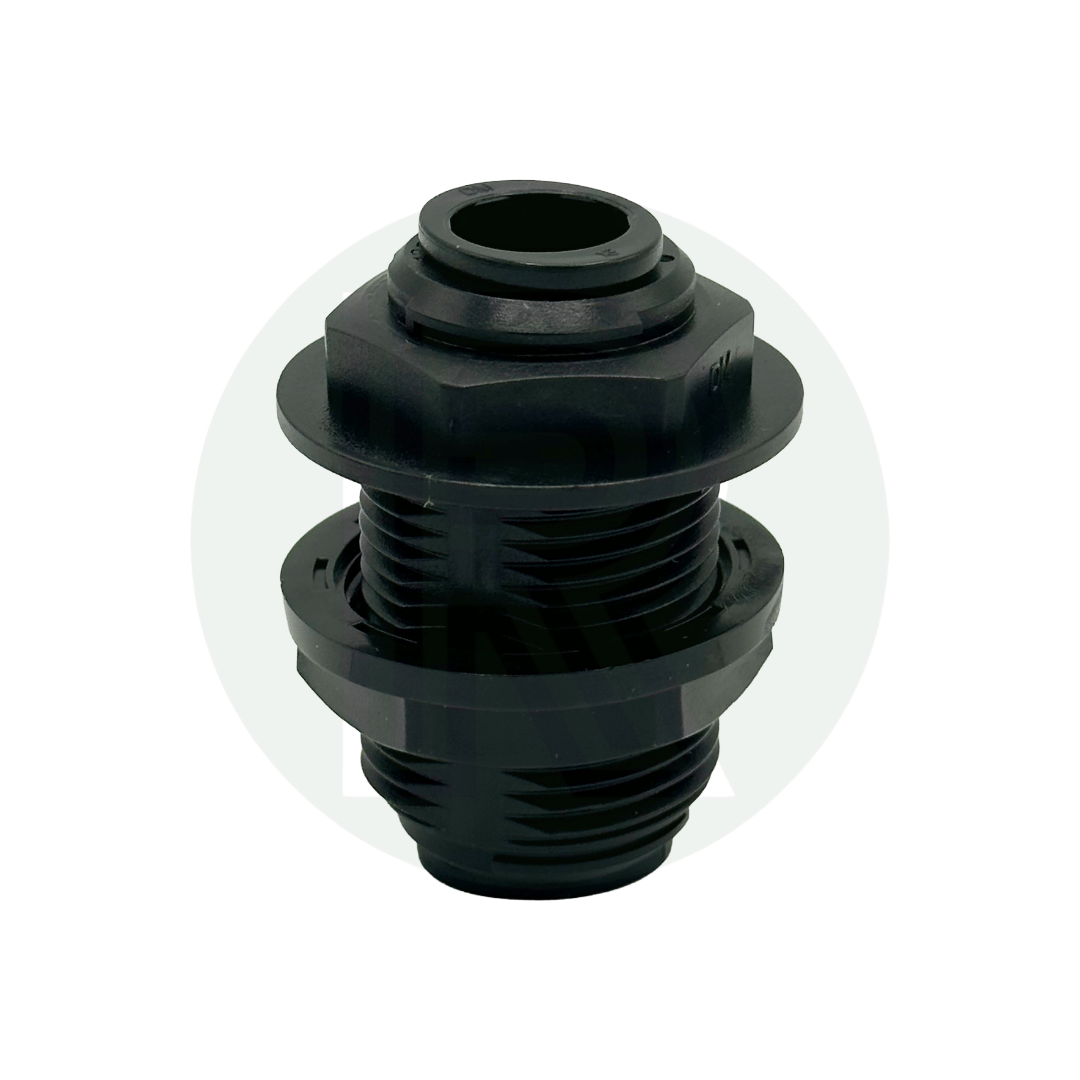 12mm Pushfit Bulkhead Fitting Female/Female