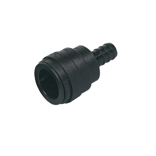 12mm Pushfit Female to 3/8" Male Barb Adaptor