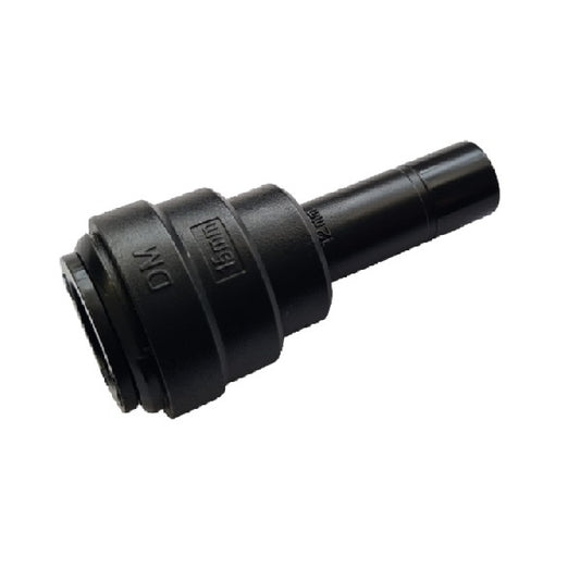 15mm Female to 12mm Male Pushfit Adaptor