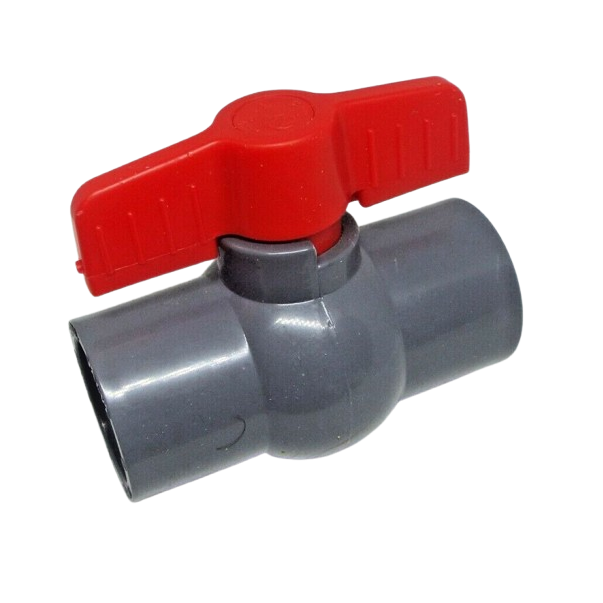 32mm ID (1.1/4") PVC Isolation Ball Valve Grey - Pushfit