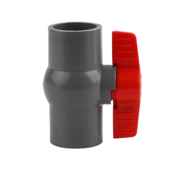 32mm ID (1.1/4") PVC Isolation Ball Valve Grey - Pushfit