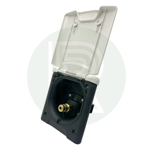 FAWO Mains Water Filler Inlet with Magnetic Flap - White