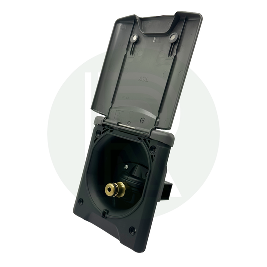FAWO Mains Water Filler Inlet with Magnetic Flap - Grey