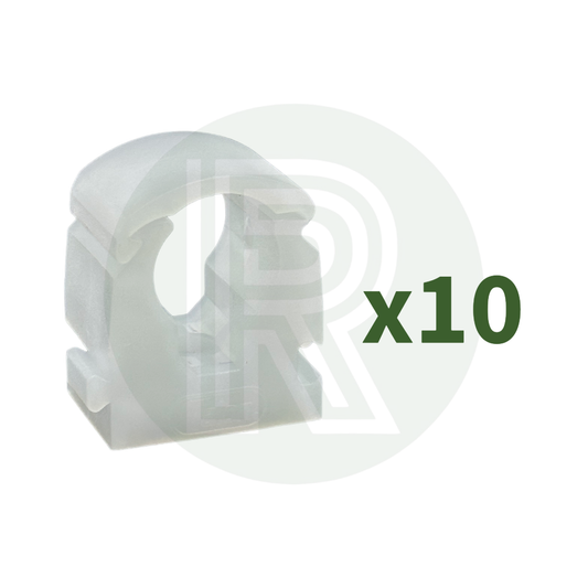 12mm Pipe Retainer Clips For John Guest Pipe - White