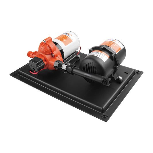 12v/45psi/11ltr Seaflo Series 33 Water Pump with Integrated 0.75ltr Accumulator Tank