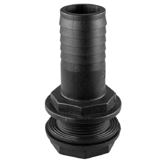 1/2" to 1.1/2" BSP Straight Tank Connector with Washer & Nut