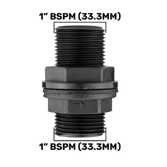 1" BSP Threaded Tank Connector
