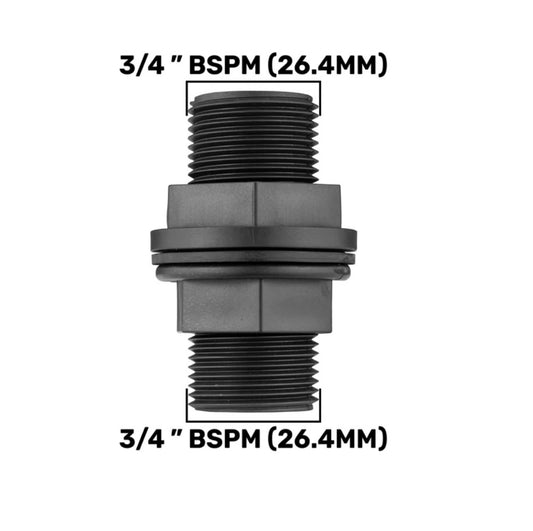 3/4" BSP Threaded Tank Connector