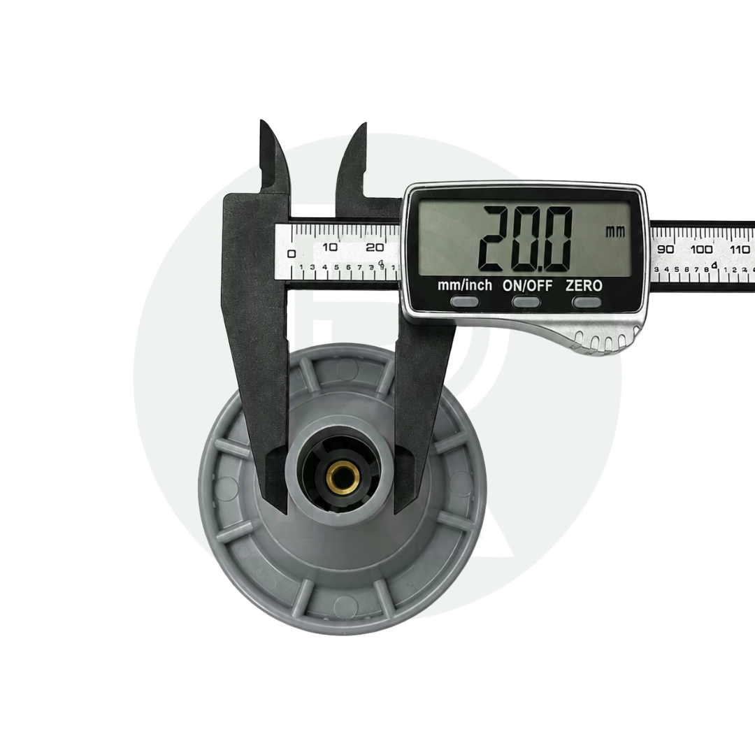 Push Fit Grey Angled Sink Waste Fitting 1.3/4" (45mm) - 3/4" (20mm)
