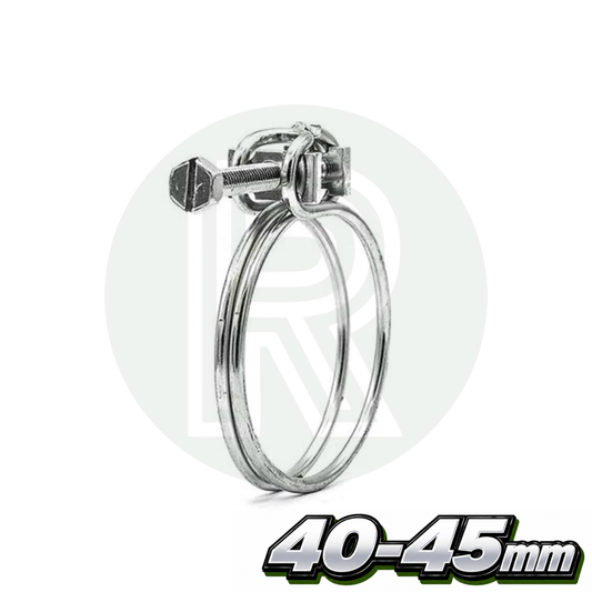 Double Wire Hose Clip - 40-45mm (Each)