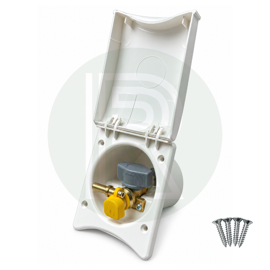 Truma Gas BBQ Point with Click Flap – White