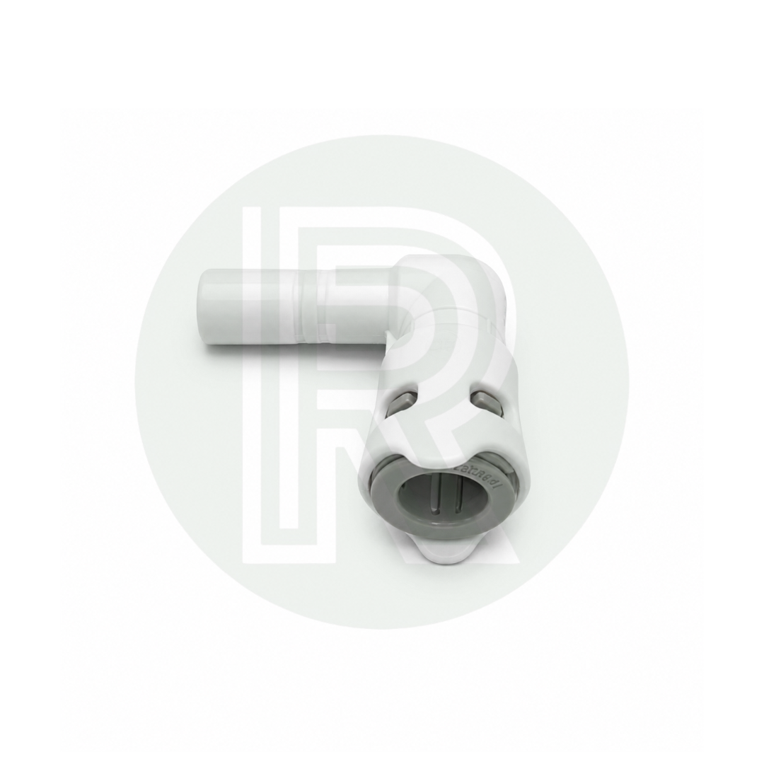 Whale 12mm Pushfit Stem Elbow Connector