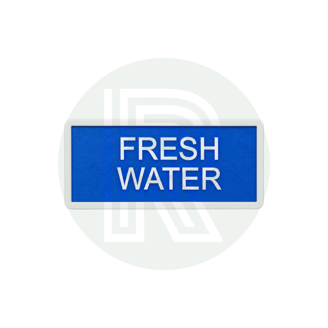 Sticker for Sill Mounted Inlet/Fresh Kit (60mm x 25mm)