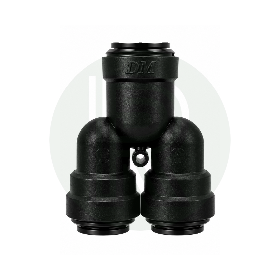 DMfit 15mm Push-fit Female Y Piece