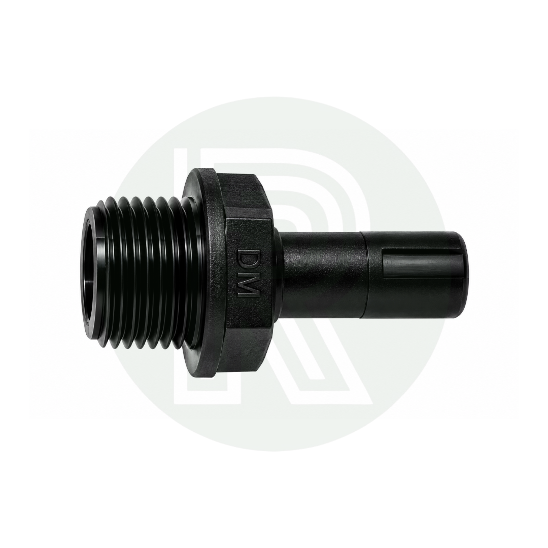 DMfit 12mm Male Stem x 1/2″BSPP Male Thread