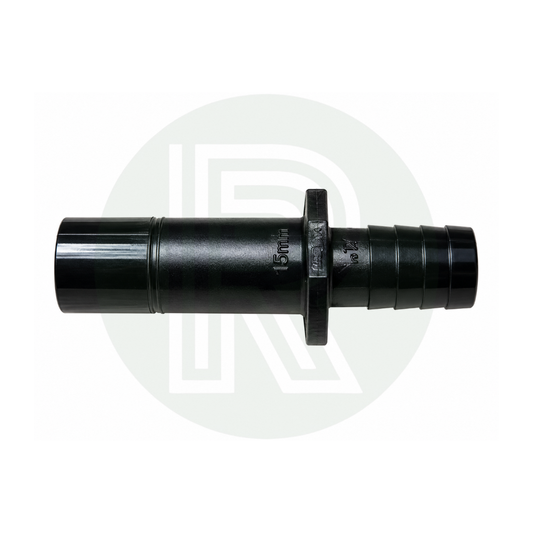 15mm Pushfit Male to 1/2" (12mm) Male Barb ID