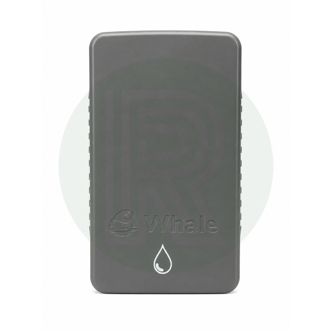 Whale Easi-Slide Lid - Water Icon - Grey
