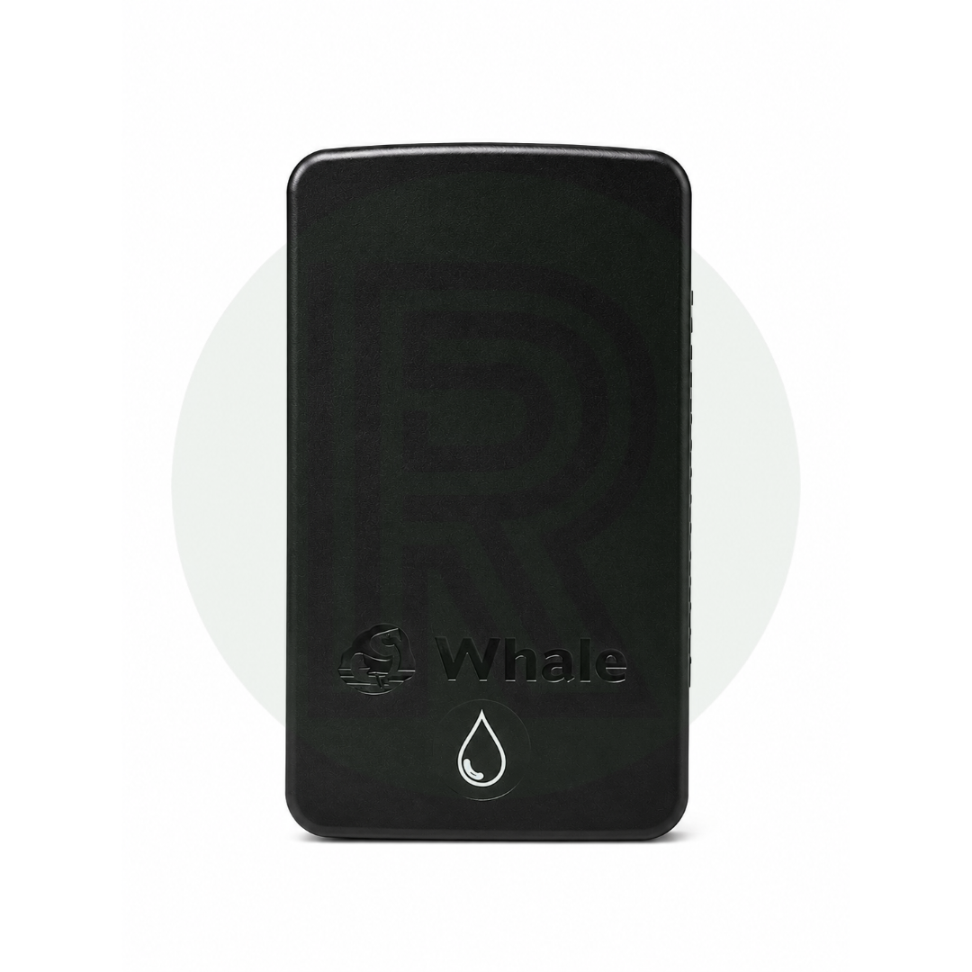 Whale Easi-Slide Lid - Water Icon - Black