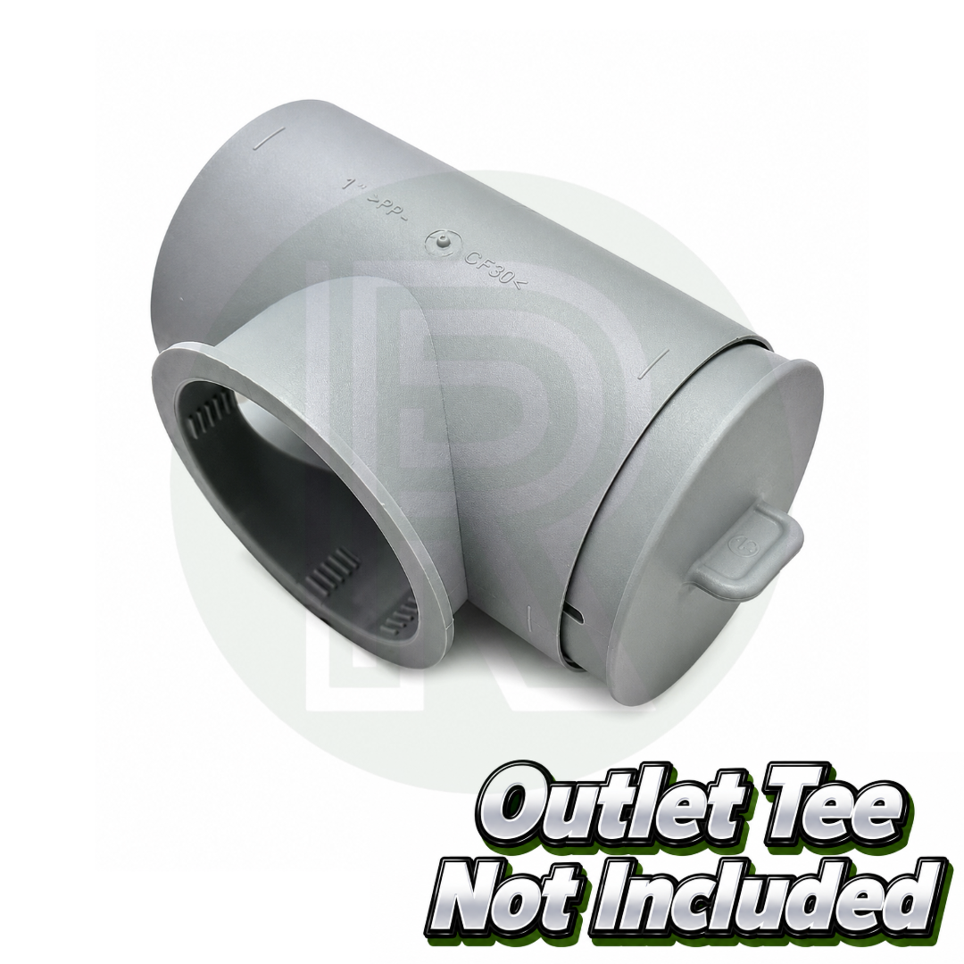 Truma Outlet Blanking Plug - Light Grey