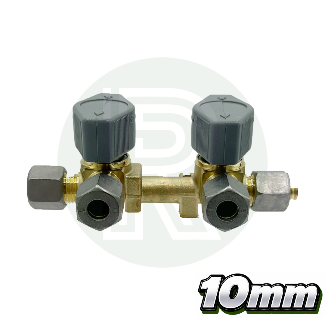 2 way 10mm Truma VK Gas Manifold