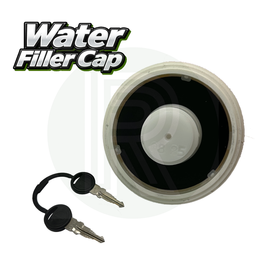 Replacement Water Filler Cap With Keys - White