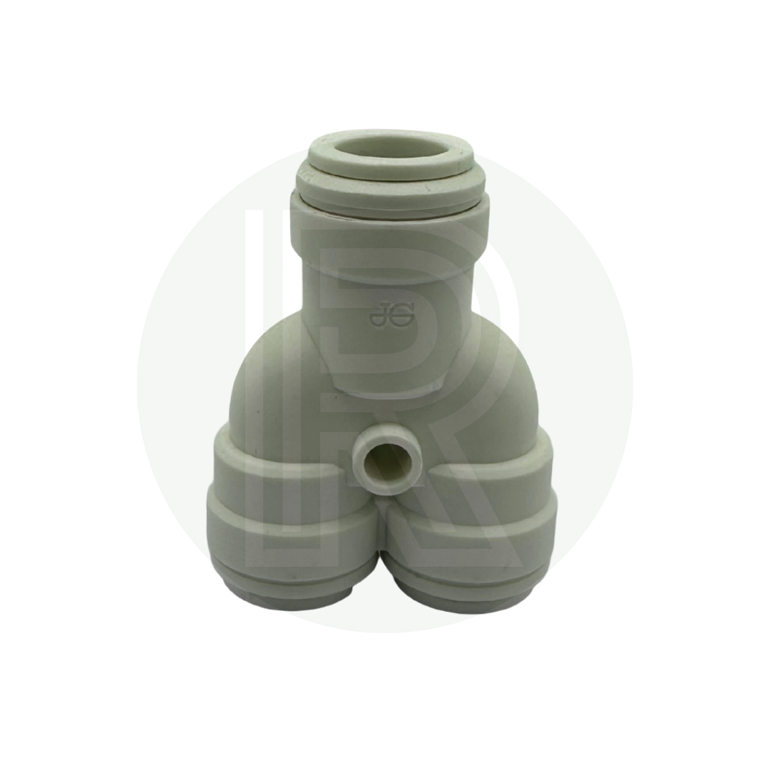 John Guest Speedfit 12mm Inline Y Piece Connector (White)