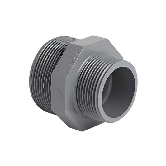 1" BSP x 3/4" BSP PVC Threaded Reducing Nipple