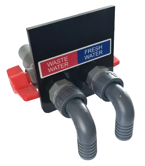 Sill Mounted Double Drain For Autotrail V-Line