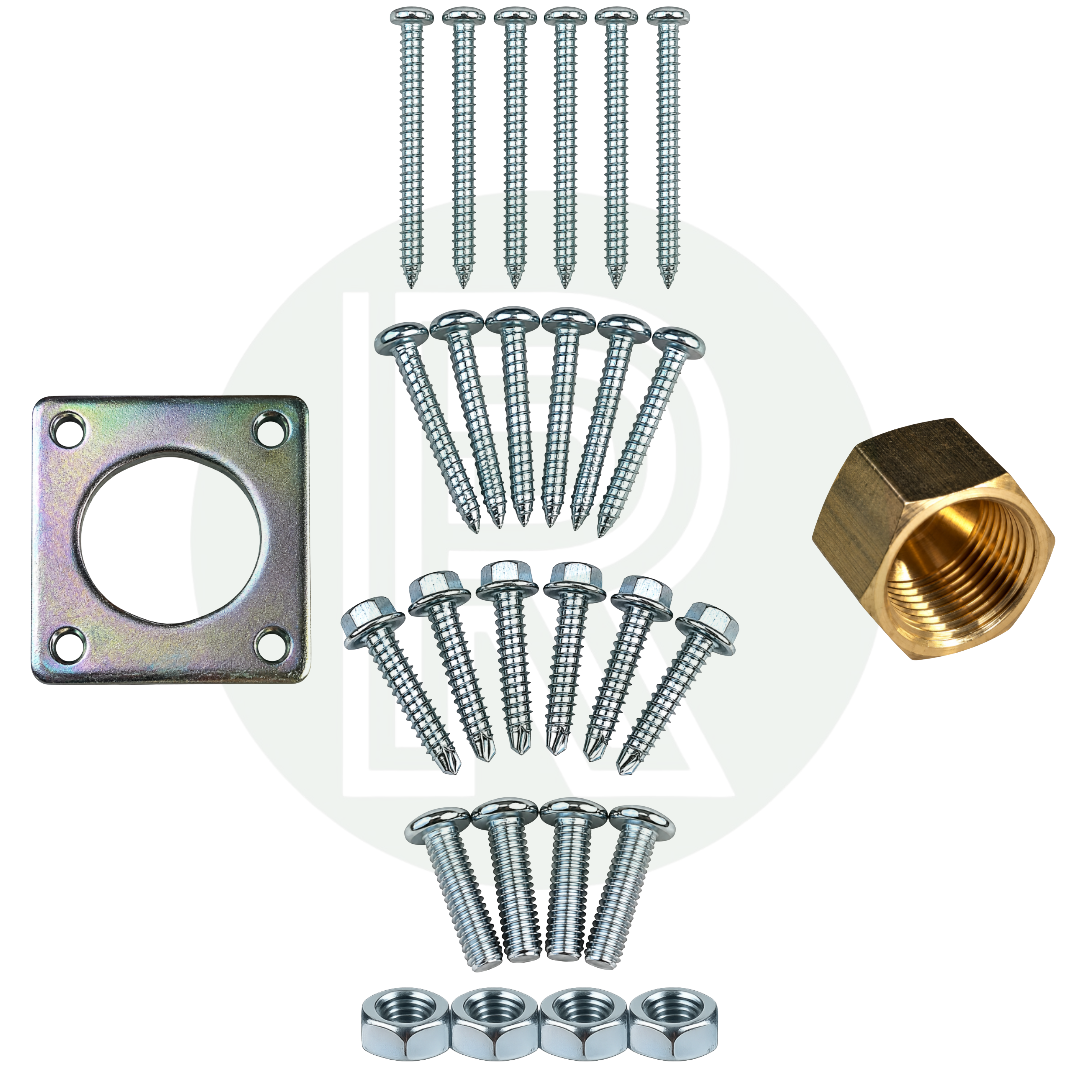 Gaslow transfer kit with external LPG filler and installation components