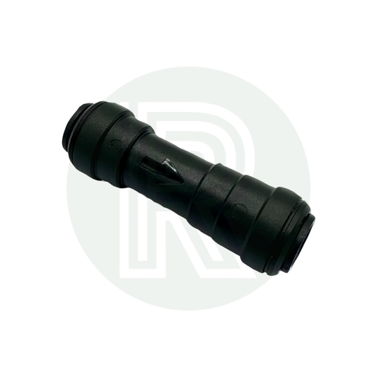 Front view of John Guest Speedfit 12mm non return check valve