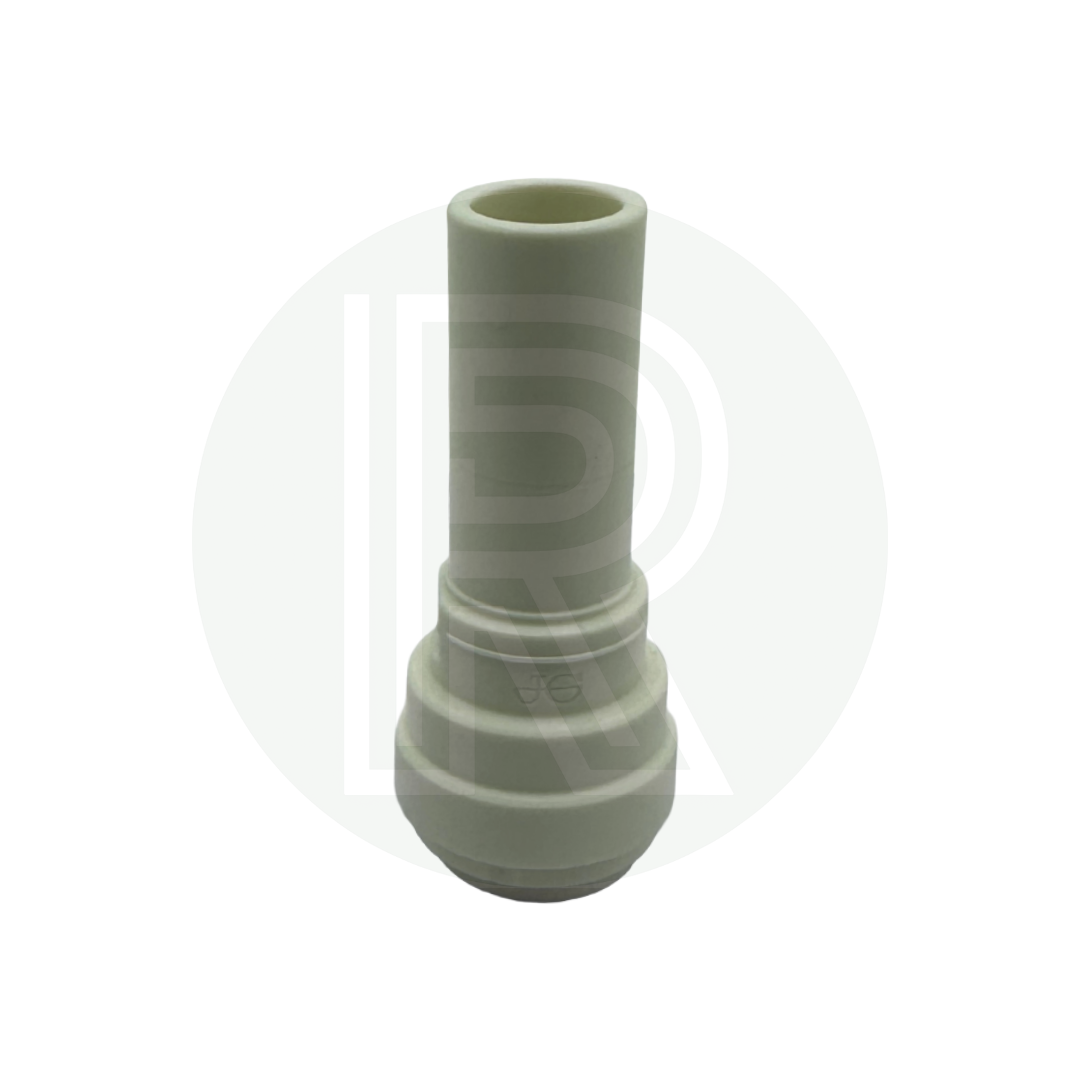 Front view of John Guest Speedfit 15mm male to 12mm female stem reducer
