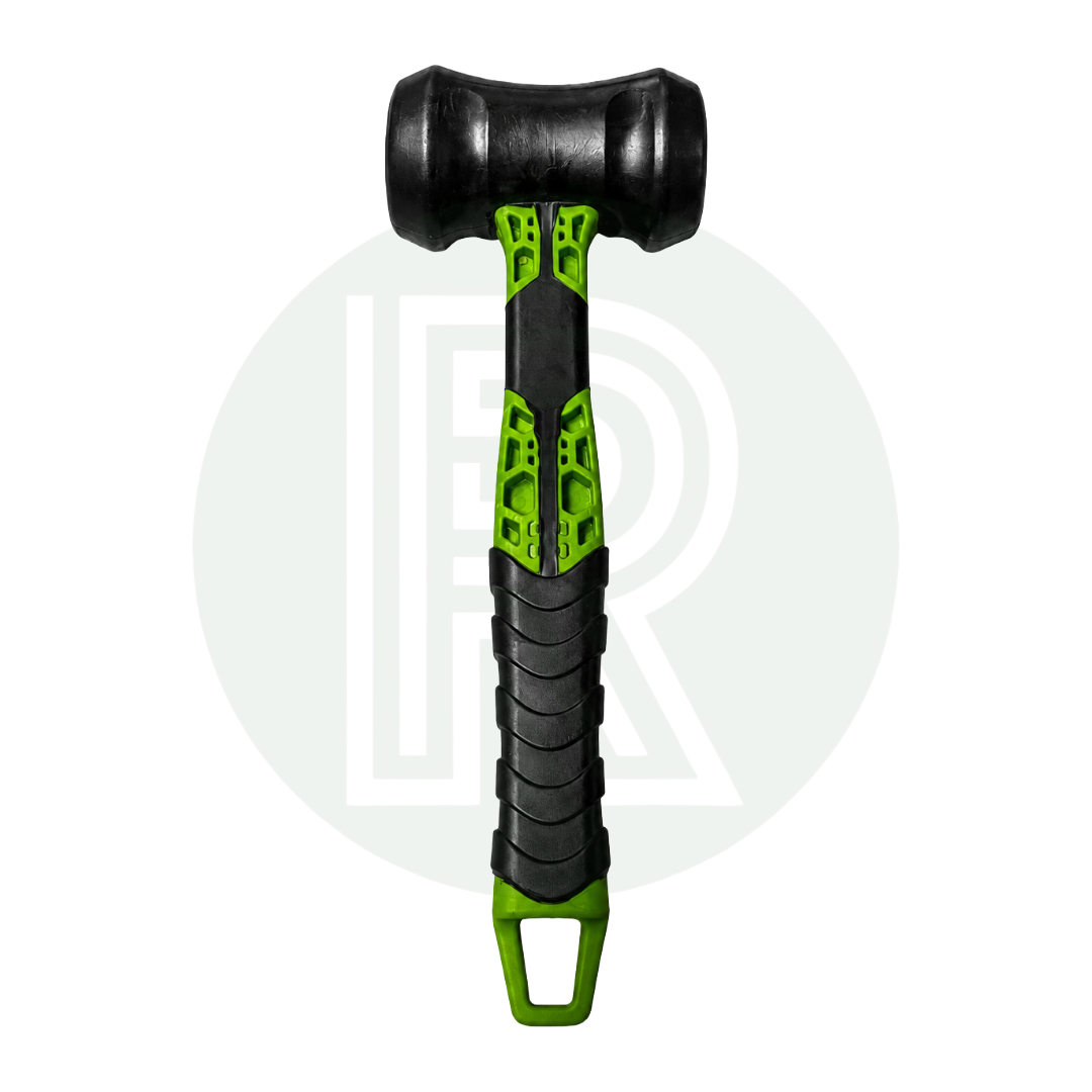 Outdoor Revolution Straight Mallet 22oz showing ergonomic non-slip handle and hanging loop