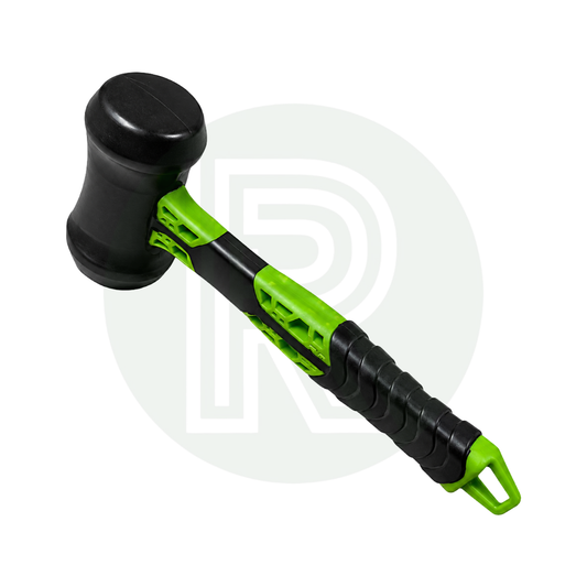 Side view of Outdoor Revolution Straight Mallet 22oz for driving tent pegs into hard ground