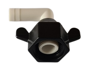 1/2" BSP Female to 3/8" (10mm) Barb Male Elbow Connector