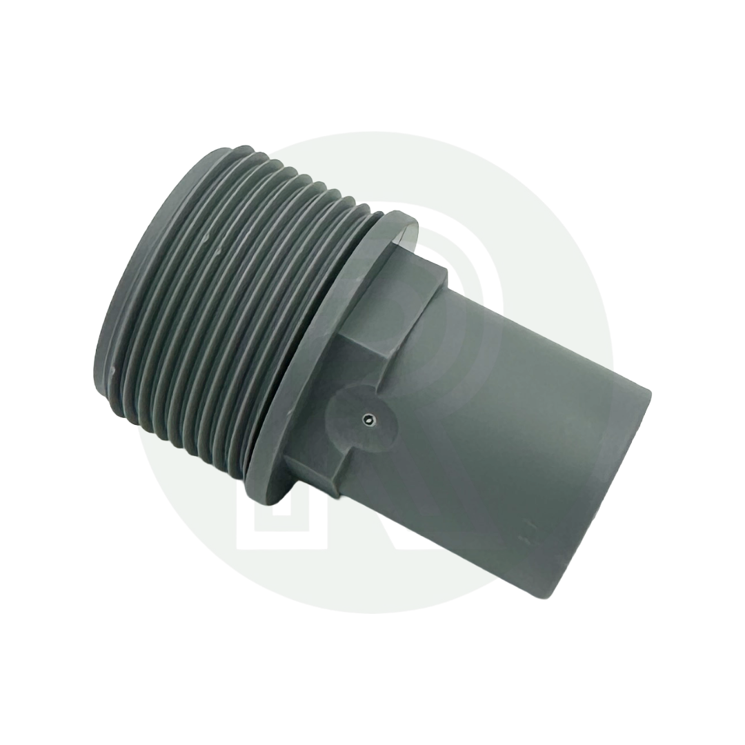 1¼ inch BSP male to 28mm plain tail tank connector grey for motorhome caravan campervan and marine water tanks