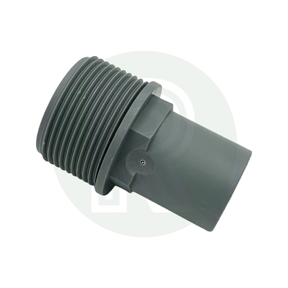 1¼ inch BSP male to 28mm plain tail tank connector grey for motorhome caravan campervan and marine water tanks