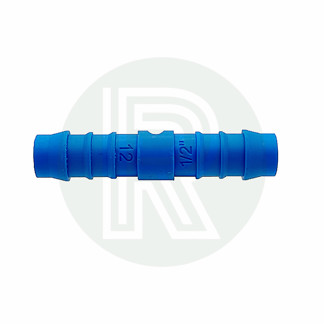1/2 inch straight hose connector with equal hose tails for fresh water and plumbing applications