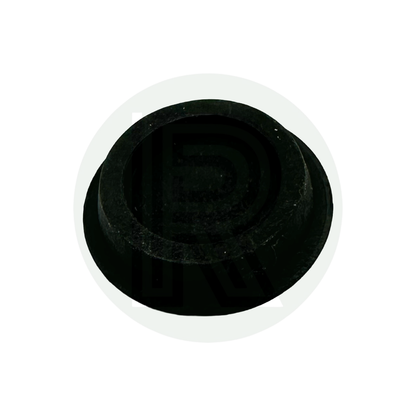 Black replacement sink plug 1.5 inch for 1.25 inch sink waste fitting in caravan and motorhome sink installations