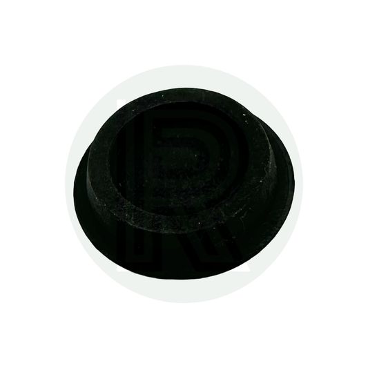 Black replacement sink plug 1.5 inch for 1.25 inch sink waste fitting in caravan and motorhome sink installations