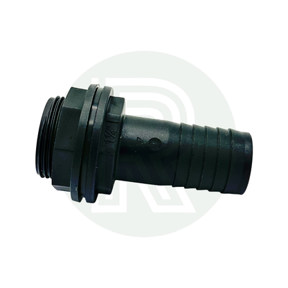 1 1/4 inch BSP 32mm hose tail water tank outlet fitting straight connector